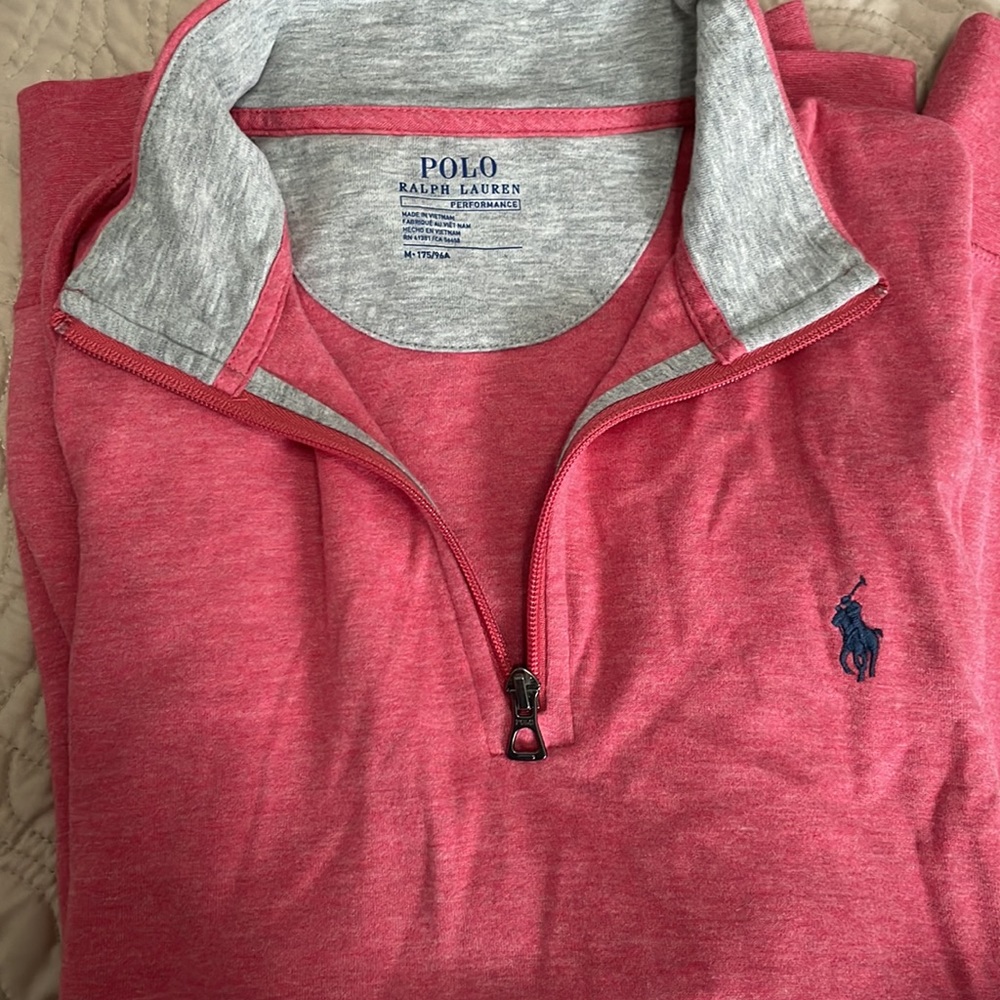 Half Zip Polo Performance Pullover - image 2